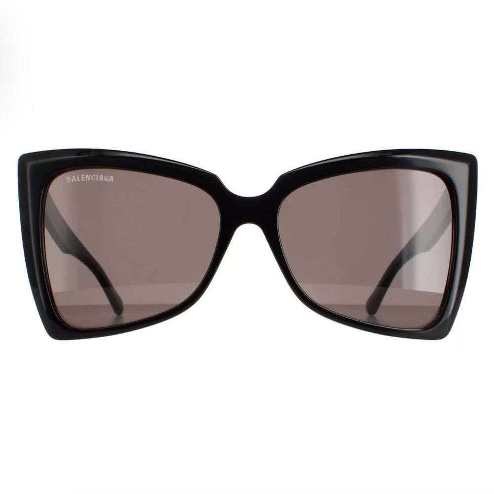Balenciaga Black/Grey Butterfly Women's Sunglasses BB0174S 001 - Picture 2 of 14